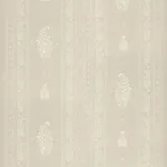 Schumacher 65800 Jaipur Linen Embroidery Flax fabric swatch