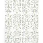Schumacher 180680 Jaipur Mughal Flower Green fabric swatch