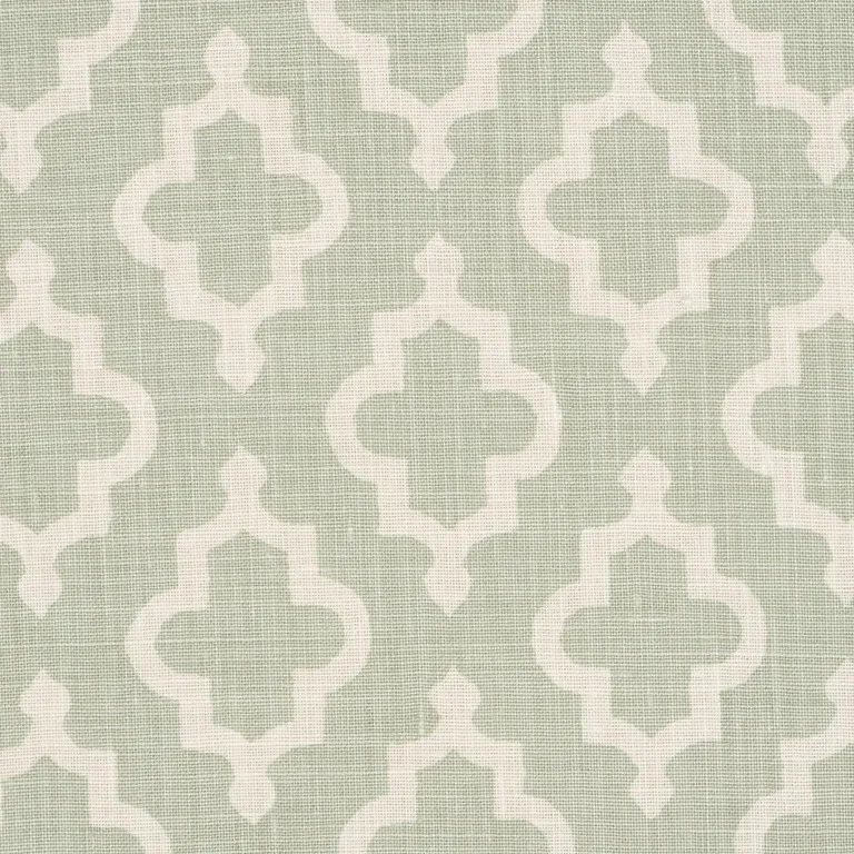 Schumacher 178435 Jake Celadon fabric swatch