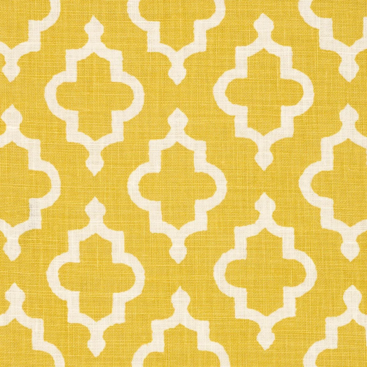 Schumacher 178434 Jake Mimosa fabric swatch