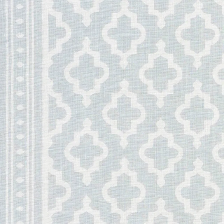 Schumacher 178432 Jake Orpington Blue fabric swatch