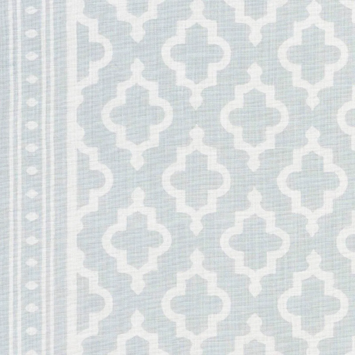 Schumacher 178432 Jake Orpington Blue fabric swatch