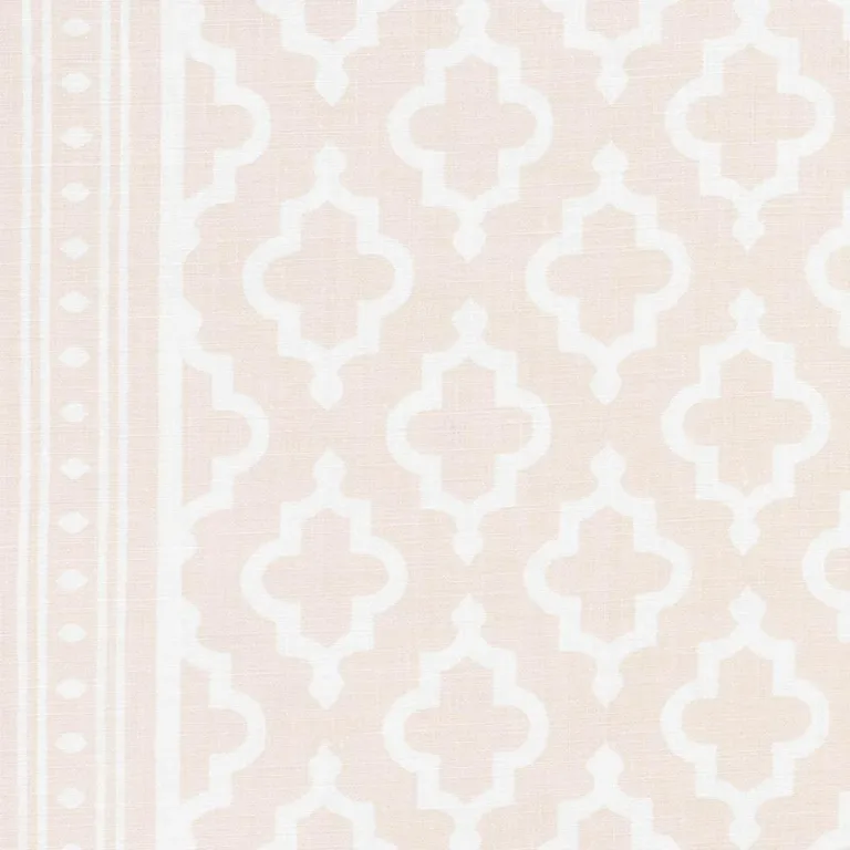 Schumacher 178430 Jake Quiet Pink fabric swatch