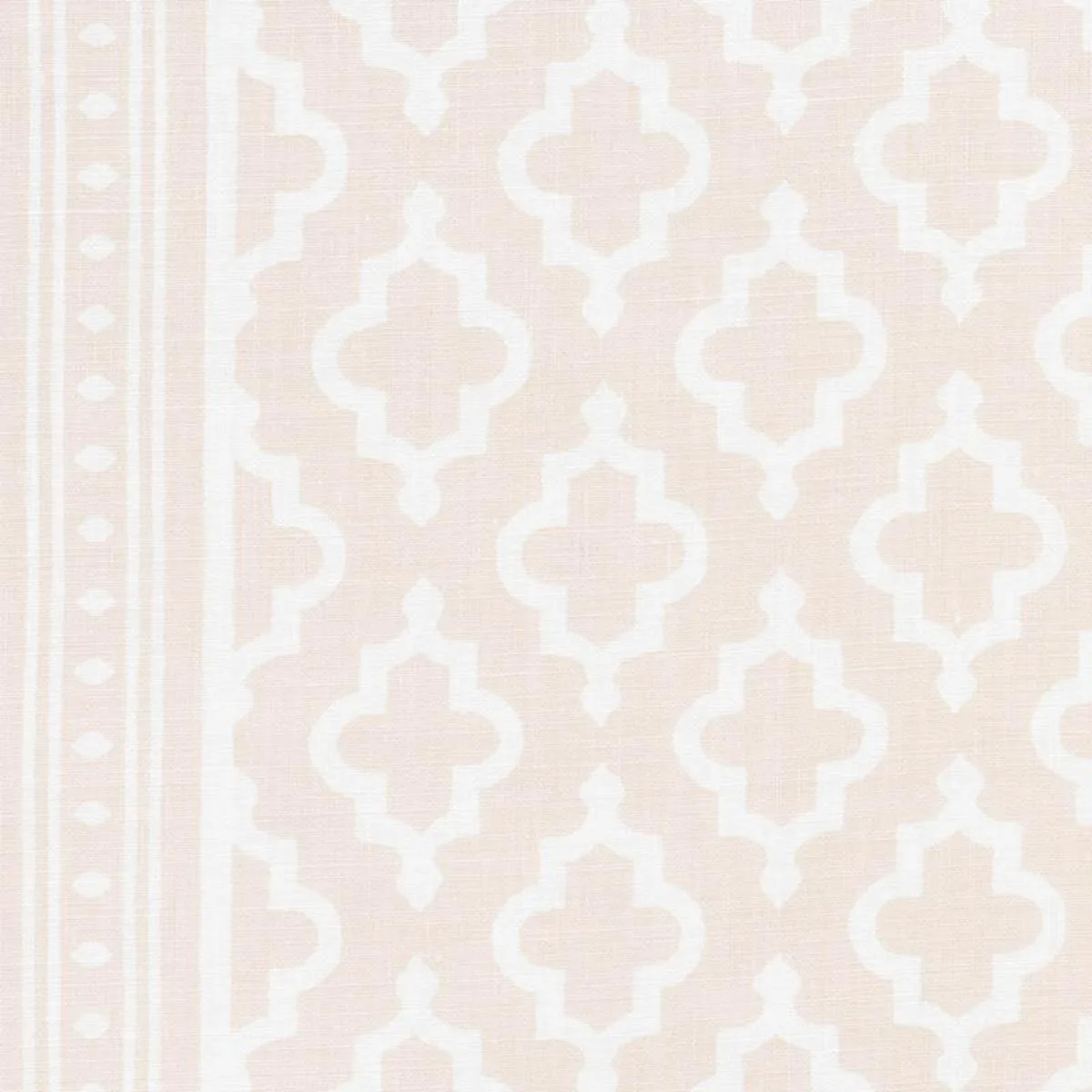 Schumacher 178430 Jake Quiet Pink fabric swatch