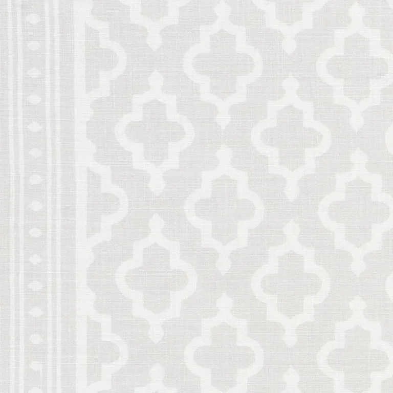 Schumacher 178431 Jake Soft Grey fabric swatch