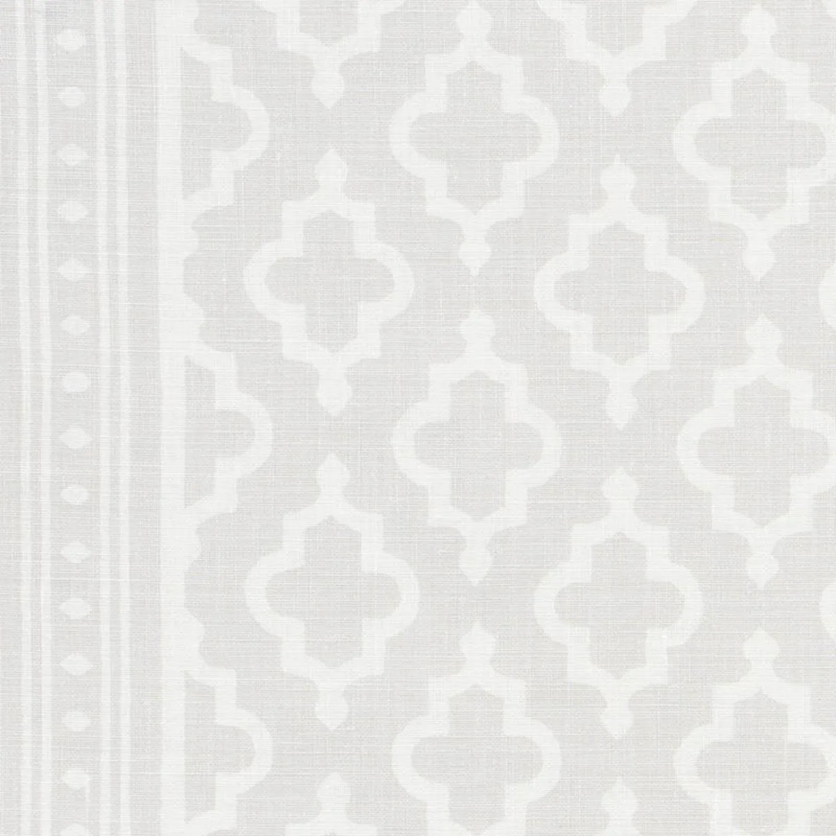 Schumacher 178431 Jake Soft Grey fabric swatch