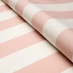 Schumacher 71356 James Stripe Blush fabric swatch