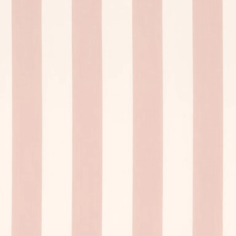 Schumacher 71356 James Stripe Blush fabric swatch