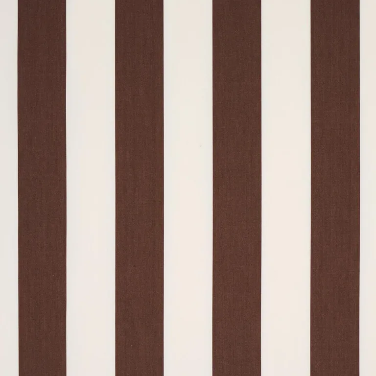 Schumacher 71353 James Stripe Brown fabric swatch