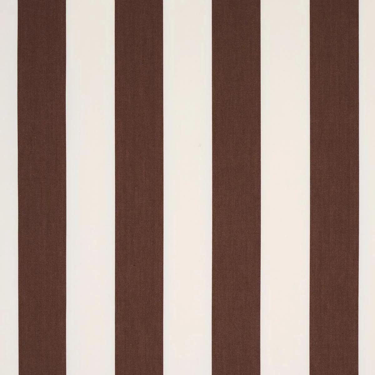 Schumacher 71353 James Stripe Brown fabric swatch
