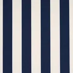Schumacher 71354 James Stripe Navy fabric swatch