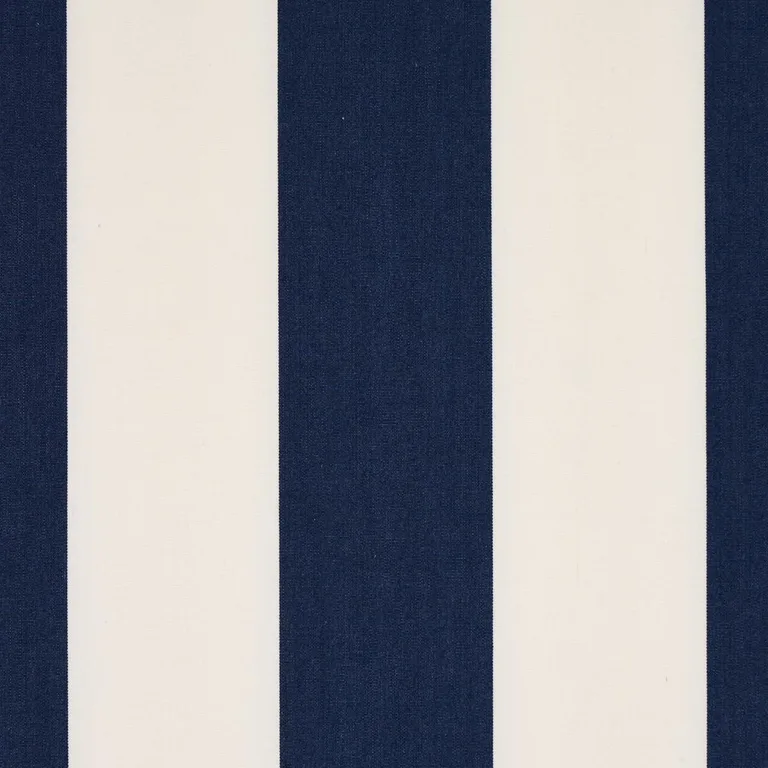 Schumacher 71354 James Stripe Navy fabric swatch