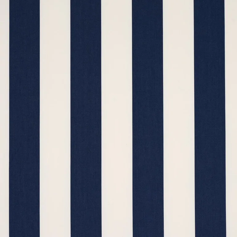 Schumacher 71354 James Stripe Navy fabric swatch