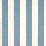 Schumacher 71355 James Stripe Sky fabric swatch