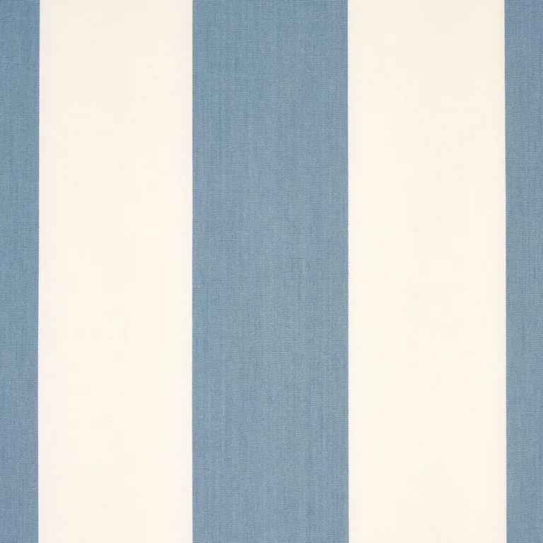 Schumacher 71355 James Stripe Sky fabric swatch
