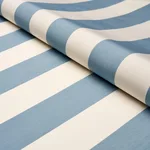 Schumacher 71355 James Stripe Sky fabric swatch