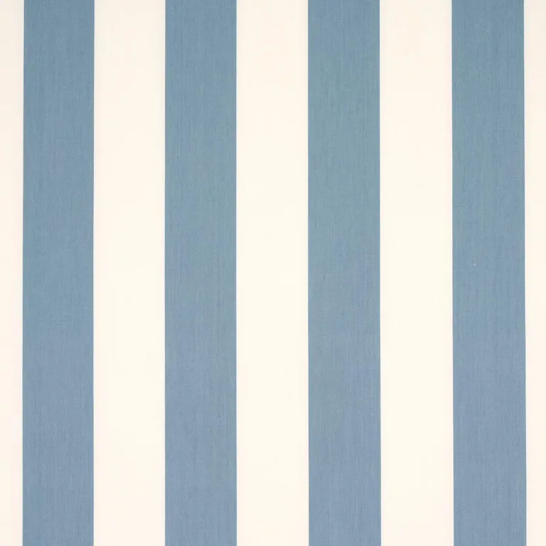 Schumacher 71355 James Stripe Sky fabric swatch