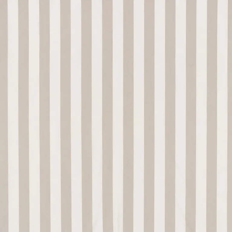 Schumacher 71352 James Stripe Taupe fabric swatch
