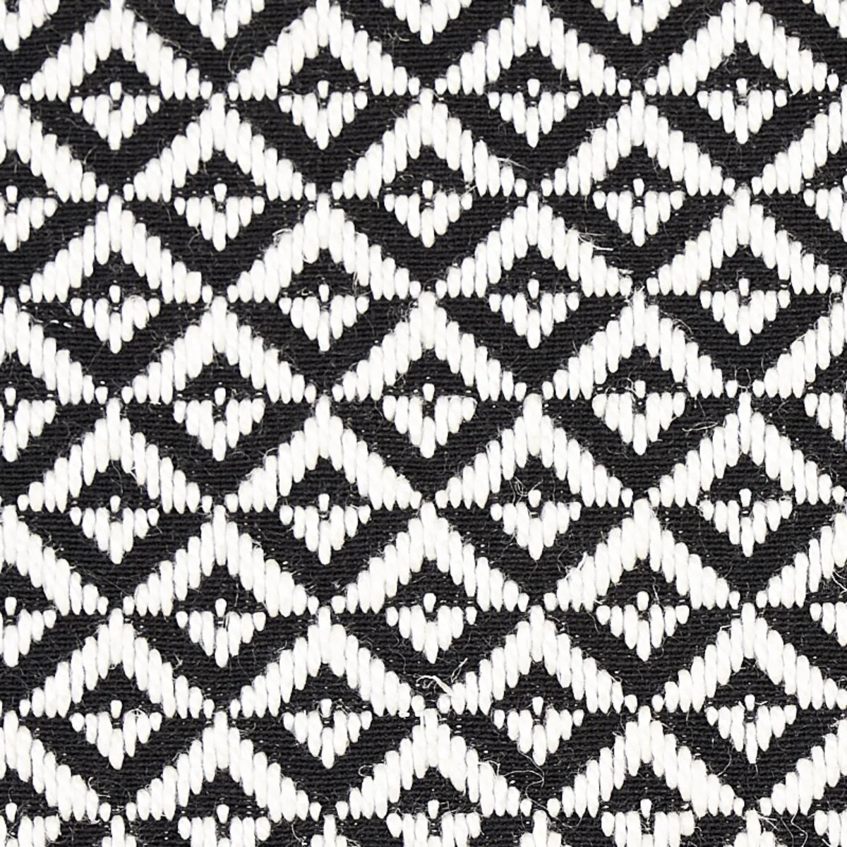 Schumacher 69845 Jamison Black fabric swatch