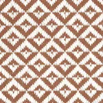 Schumacher 69844 Jamison Mocha fabric swatch