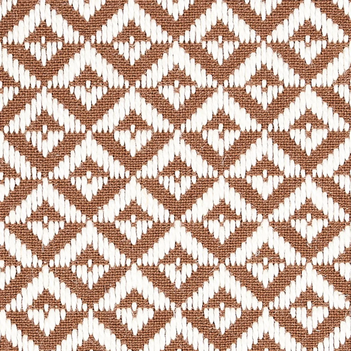 Schumacher 69844 Jamison Mocha fabric swatch