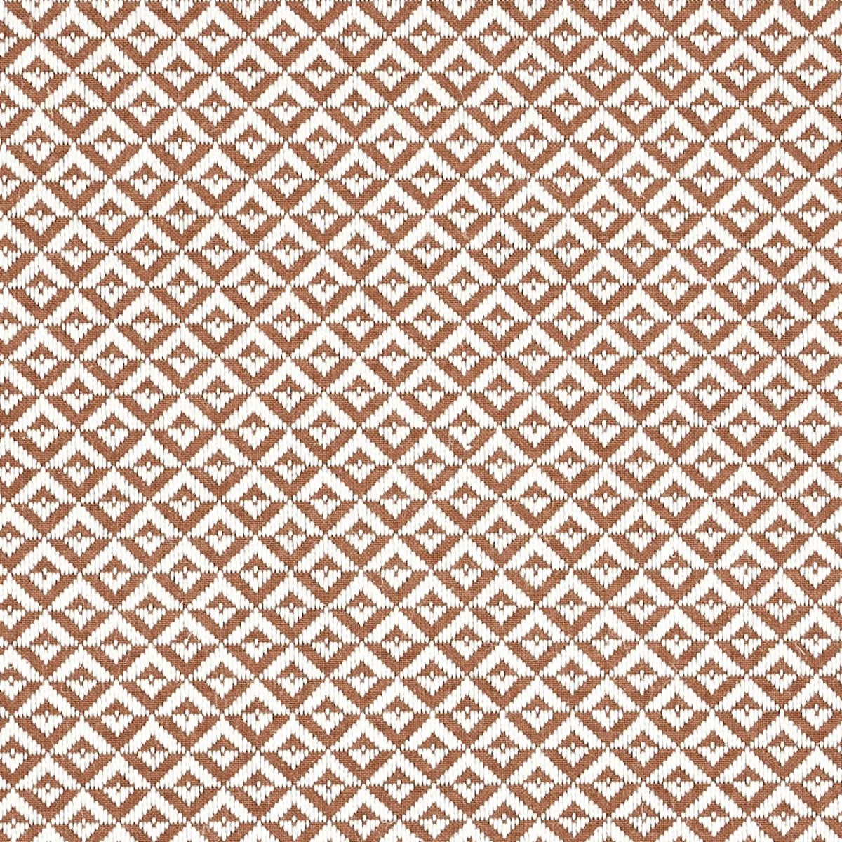 Schumacher 69844 Jamison Mocha fabric swatch
