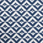 Schumacher 69842 Jamison Navy fabric swatch