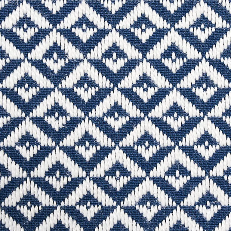 Schumacher 69842 Jamison Navy fabric swatch