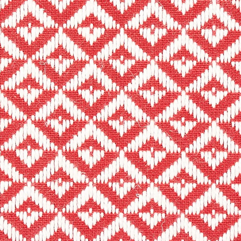 Schumacher 69843 Jamison Poppy fabric swatch