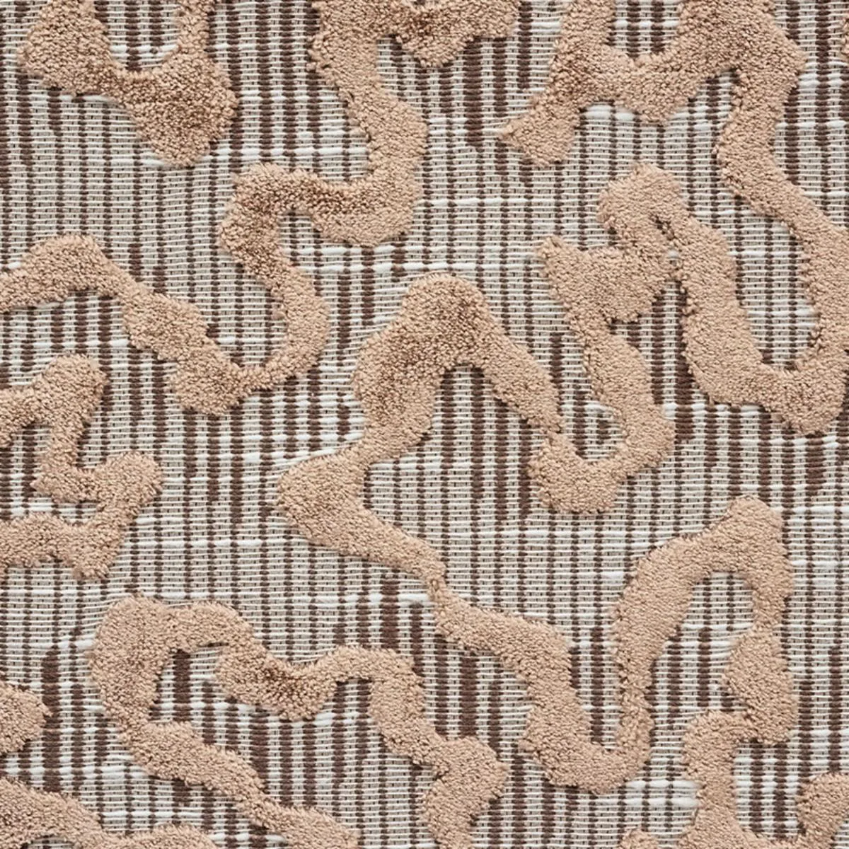 Schumacher 75221 Janis Velvet Brown fabric swatch