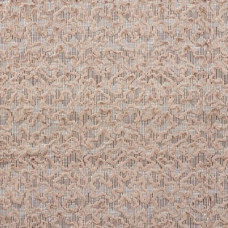 Schumacher 75221 Janis Velvet Brown fabric swatch