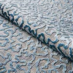 Schumacher 75223 Janis Velvet Moonstone fabric swatch