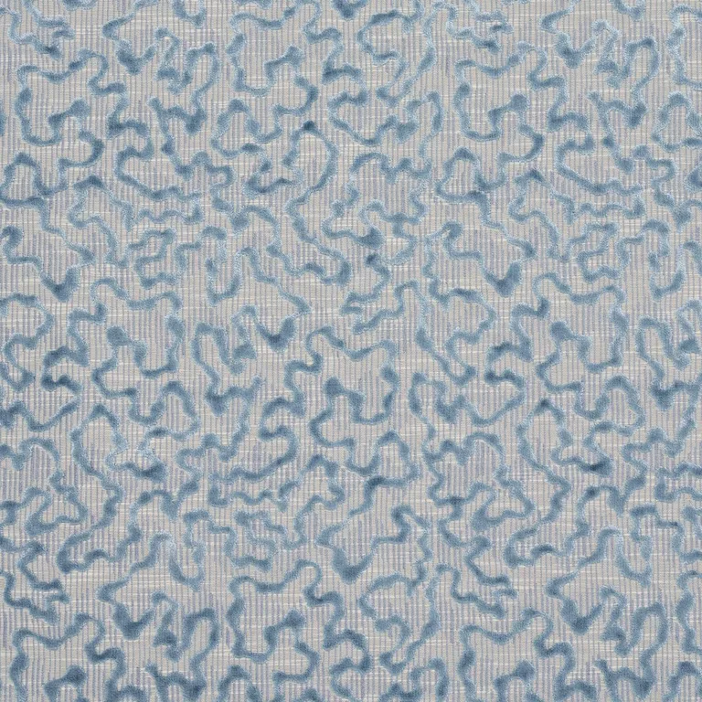 Schumacher 75223 Janis Velvet Moonstone fabric swatch