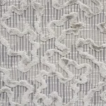 Schumacher 75220 Janis Velvet Pewter fabric swatch