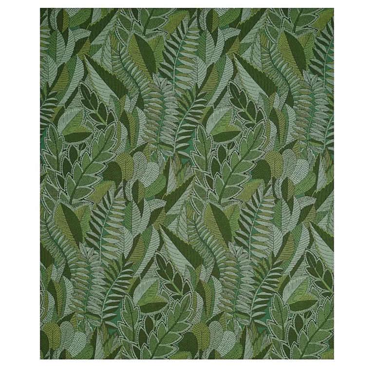 Schumacher 80560 Japura Forest Green fabric swatch