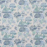 Schumacher 84880 Jardin De Louis Delft fabric swatch