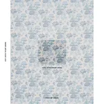 Schumacher 84880 Jardin De Louis Delft fabric swatch