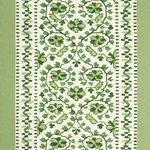 Schumacher 180741 Jasmine Indoor/Outdoor Leaf Green fabric swatch