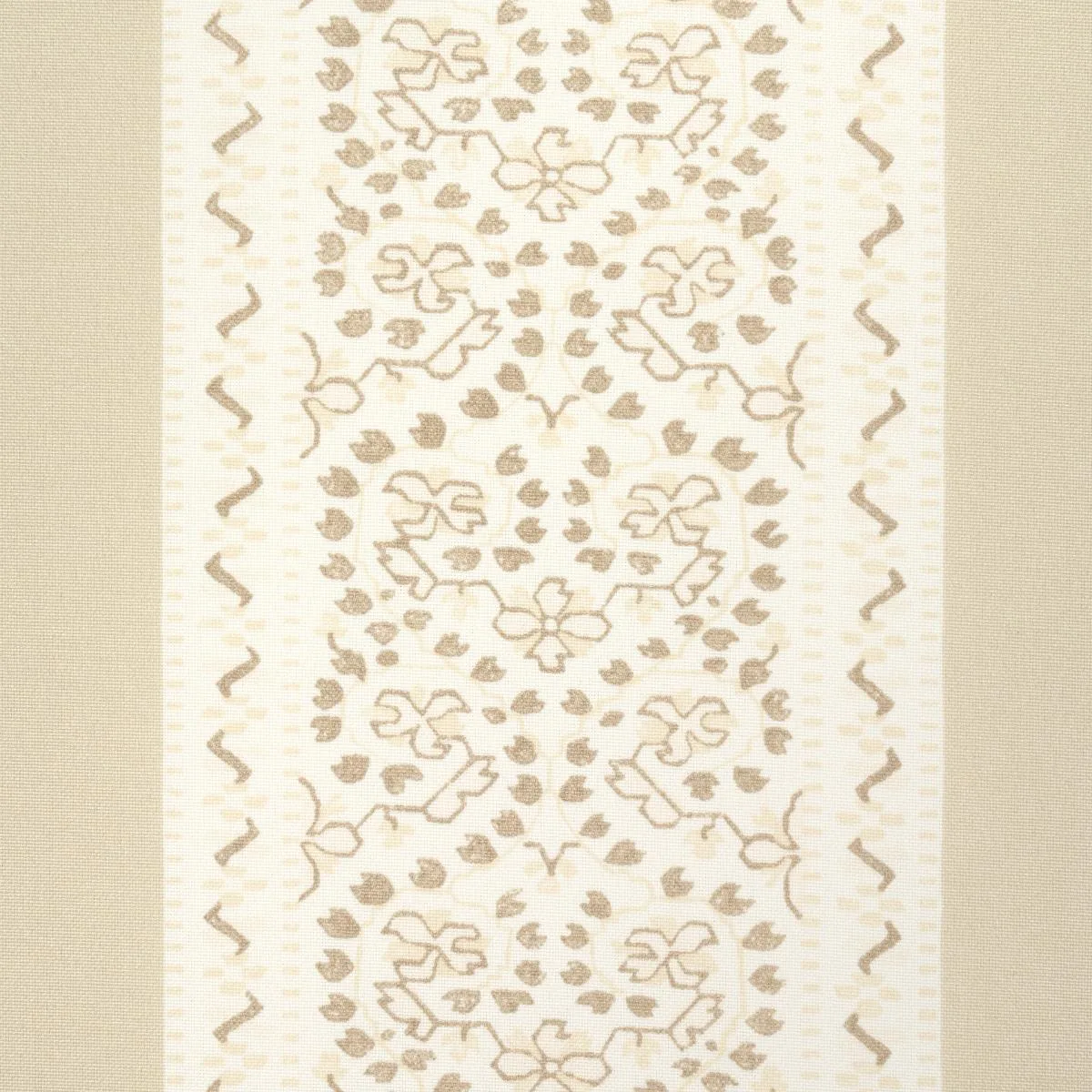 Schumacher 180742 Jasmine Indoor/Outdoor Neutral fabric swatch