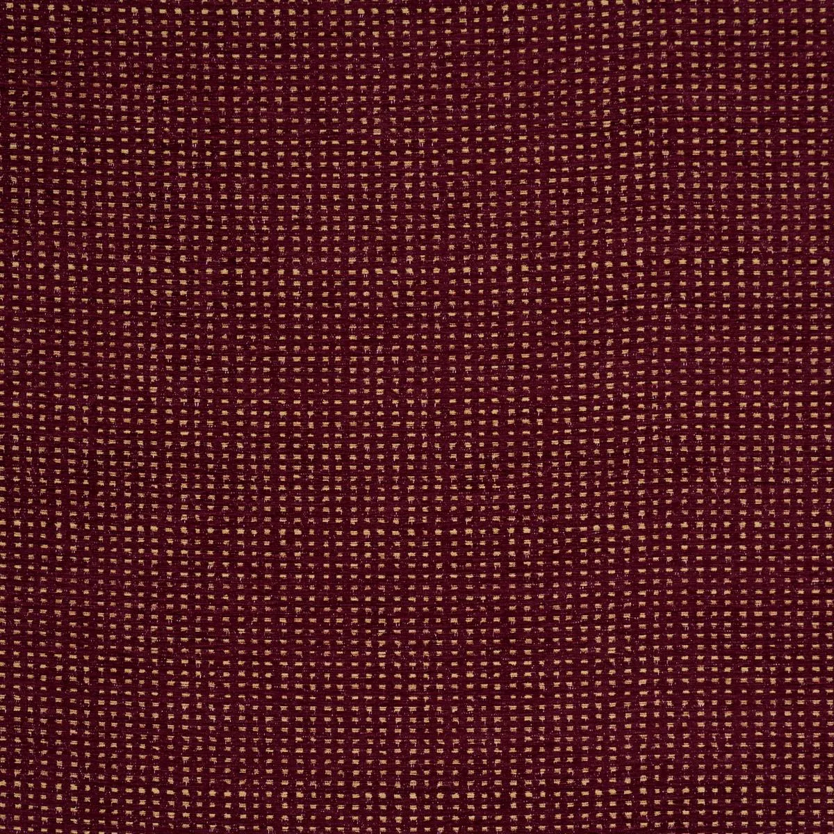 Schumacher 87653 Jasper Performance Chenille Aubergine fabric swatch
