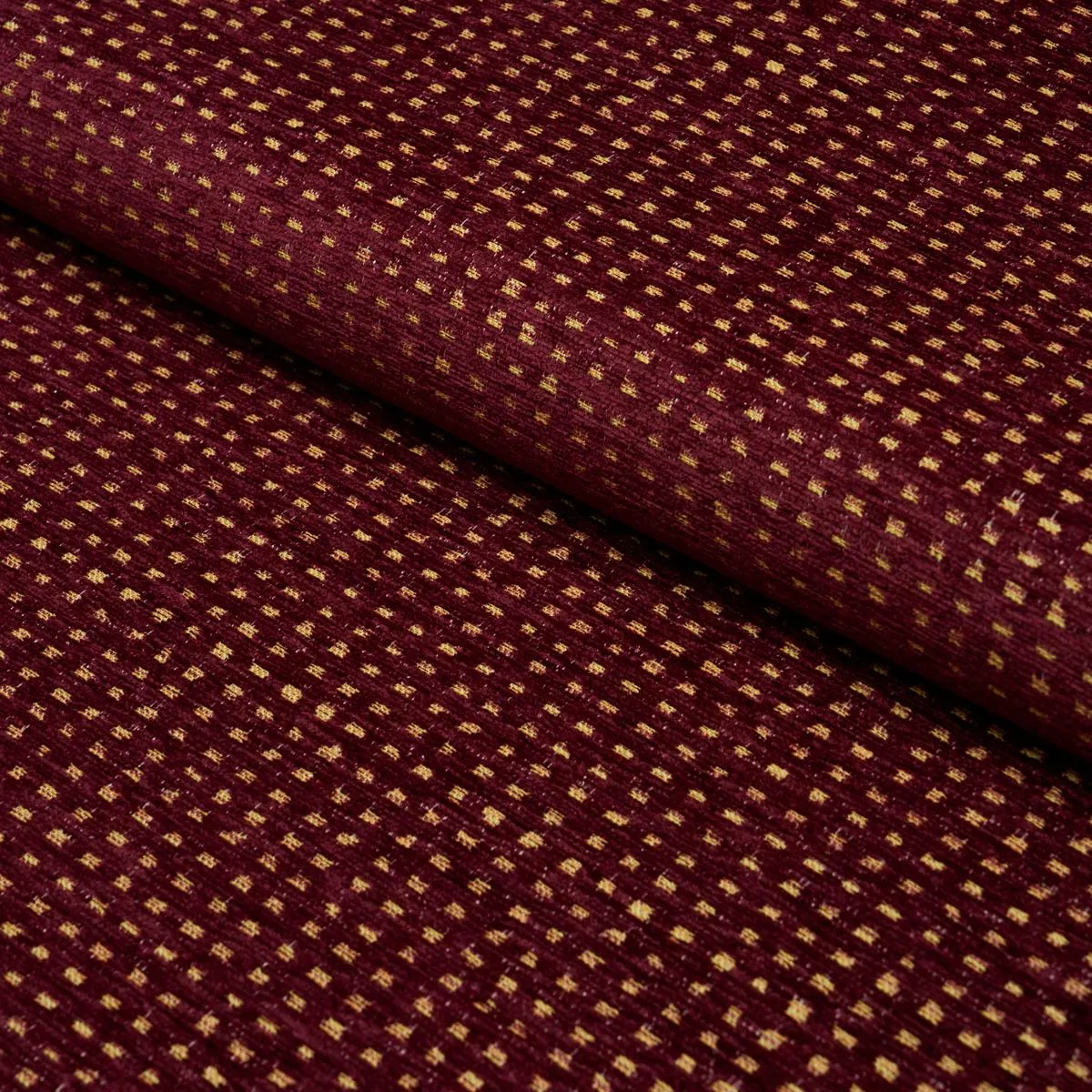 Schumacher 87653 Jasper Performance Chenille Aubergine fabric swatch