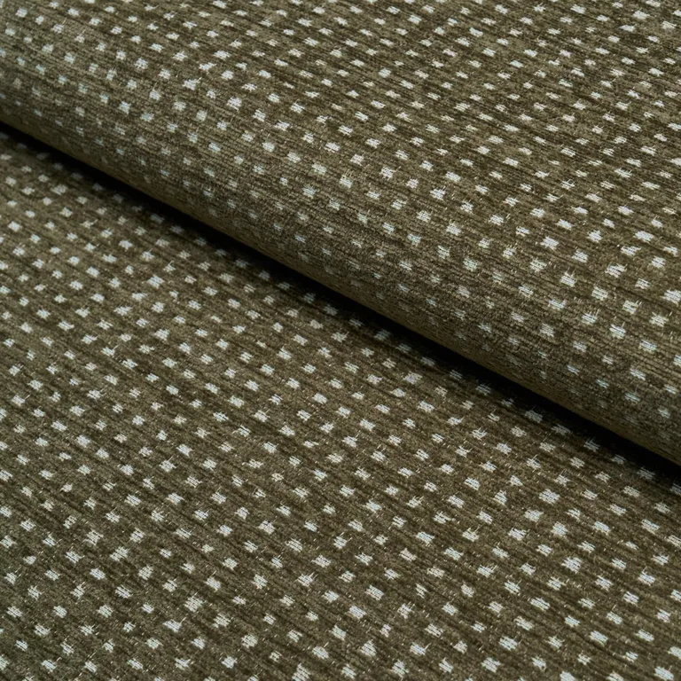 Schumacher 87652 Jasper Performance Chenille Green fabric swatch