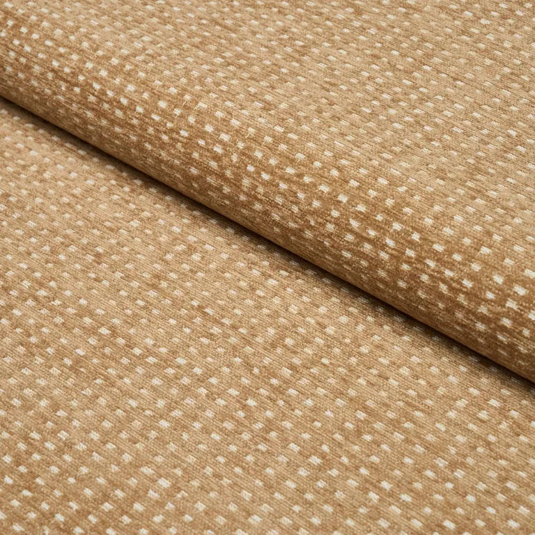 Schumacher 87651 Jasper Performance Chenille Ochre fabric swatch