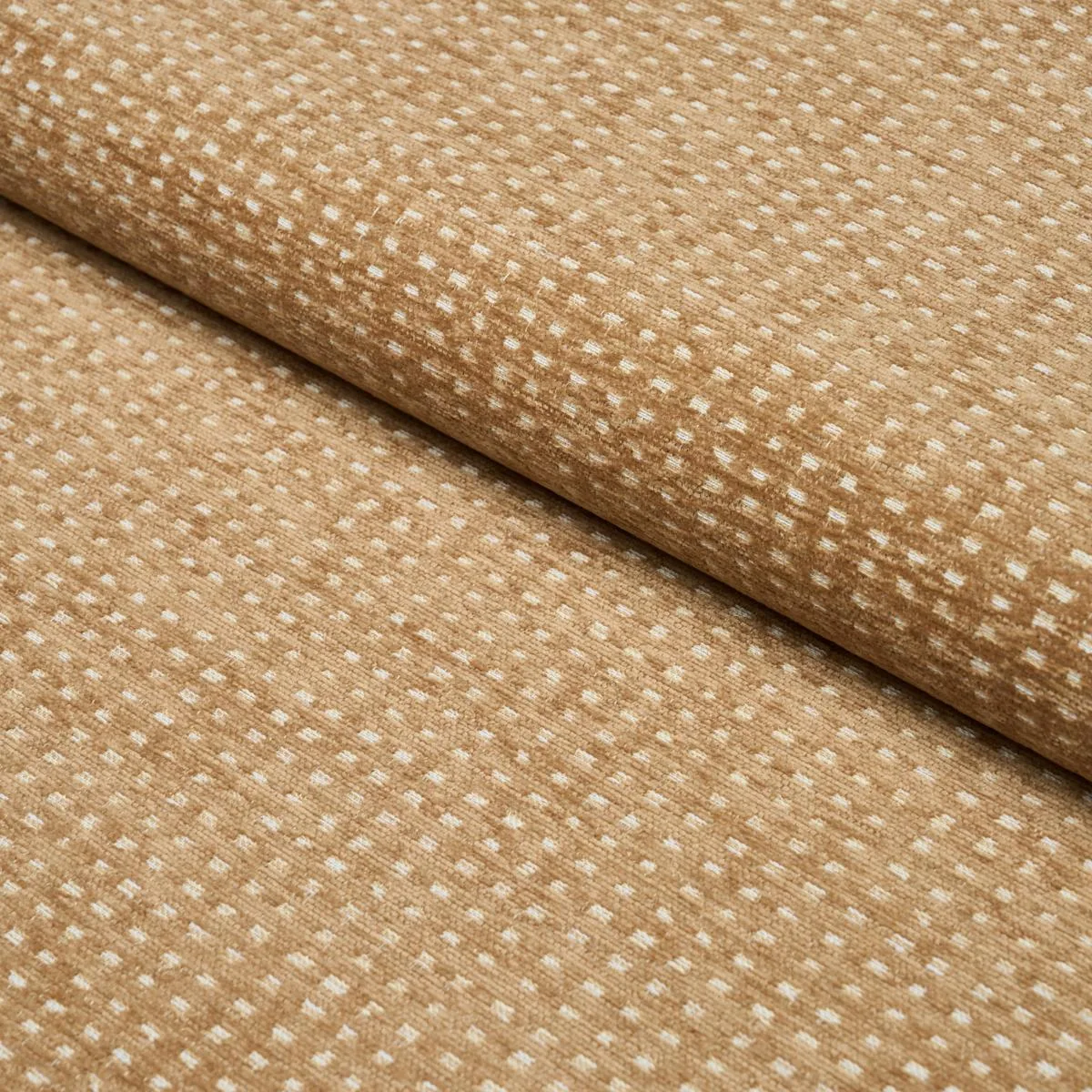 Schumacher 87651 Jasper Performance Chenille Ochre fabric swatch