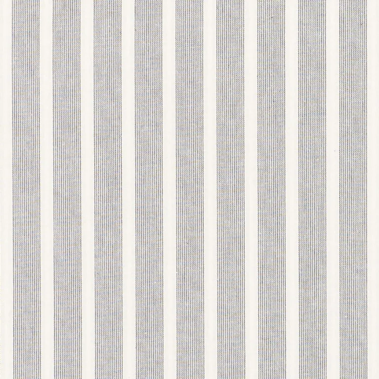 Schumacher 71380 Jean Stripe Grey fabric swatch