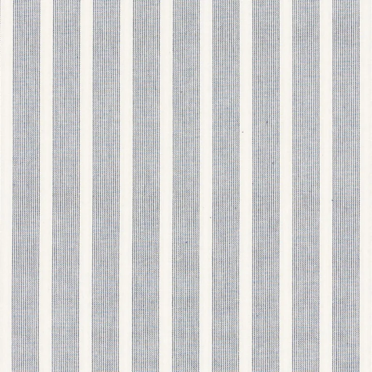 Schumacher 71381 Jean Stripe Navy fabric swatch