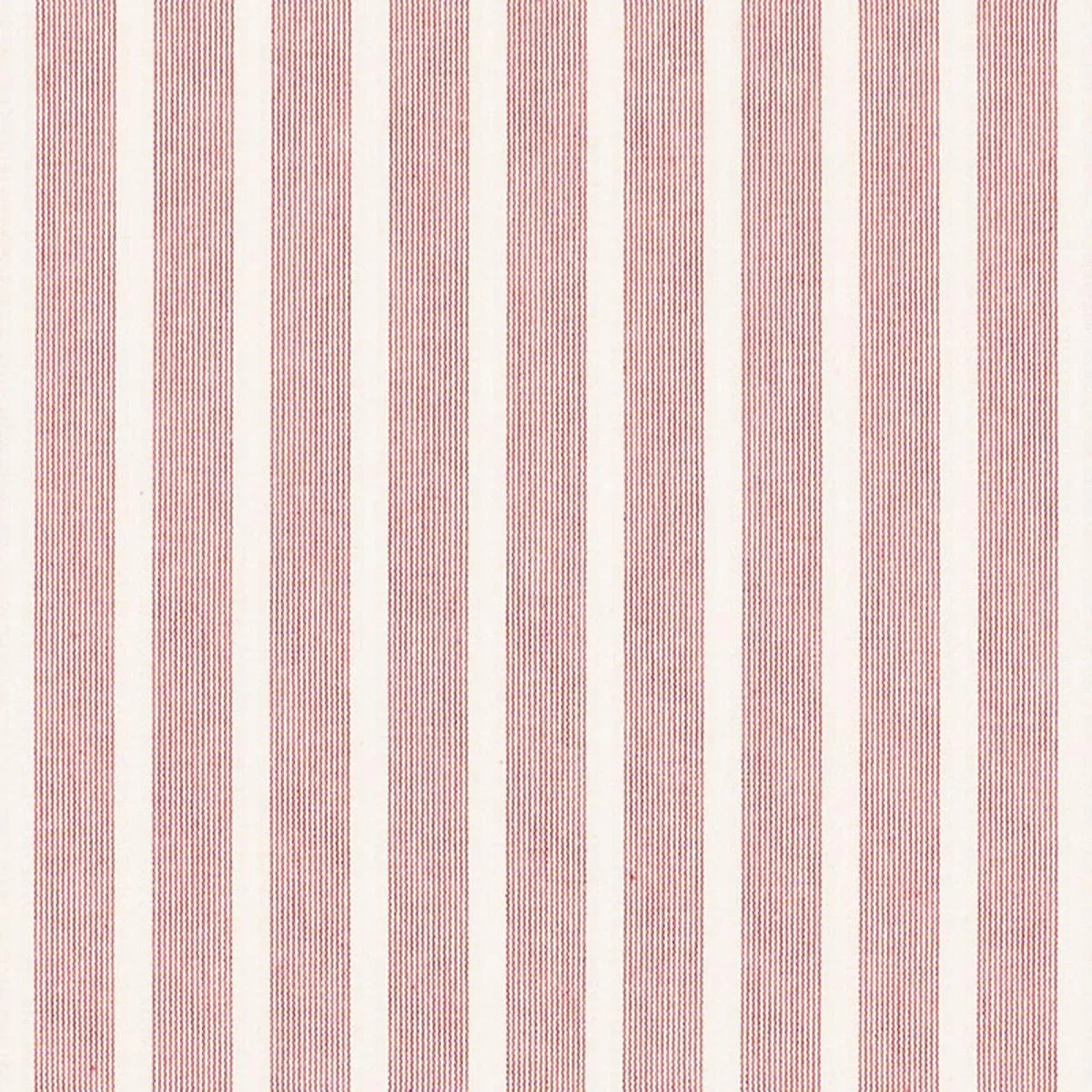 Schumacher 71382 Jean Stripe Red fabric swatch