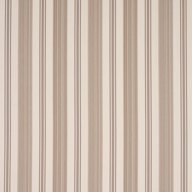 Schumacher 85755 Jefferson Tented Stripe Brown fabric swatch