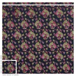 Schumacher 77740 Jennie Velvet Midnight & Magenta fabric swatch