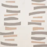 Schumacher 85152 Jensen Sheer Brown fabric swatch